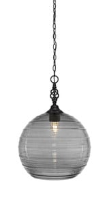 Elegante 1 Light Medium Pendant 20.5 Inch Tall by Toltec - 82-14-205