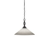 Elegante 1 Light Large Pendant 14.25 Inch Tall by Toltec - 82-16-1425
