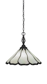 Elegante 1 Light Large Pendant 15.25 Inch Tall by Toltec - 82-16-1525