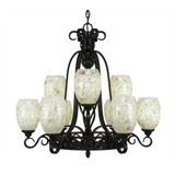 Elegante 9 Light Large Chandelier by Toltec 869-282527 - 869-282527
