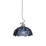 Capri 1 Light Large Stem Pendant 17.75 Inch Tall by Toltec - 900-161775