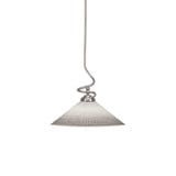 Capri 1 Light Large Stem Pendant 16 Inch Wide by Toltec - 900-1616