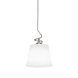 Capri 1 Light Small Stem Pendant 18.75 Inch tall by Toltec - 900-101875