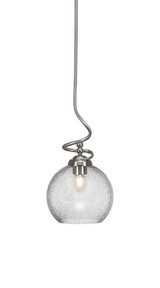 Capri 1 Light Small Stem Pendant 19.25 Inch Tall by Toltec - 900-951925