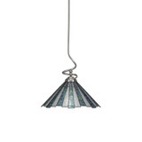 Capri 1 Light Large Stem Pendant 17.5 Inch Tall by Toltec - 900-16175