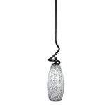 Capri 1 Light Small Stem Hung Pendant 21 Inch Tall by Toltec - 901-75-21-