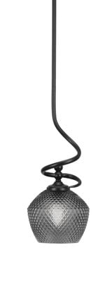 Capri 1 Light Stem Hung Mini Pendant 15.75 Inch and 6 Inch Wide by Toltec - 901-46-2