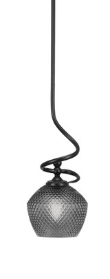 Capri 1 Light Stem Hung Mini Pendant 15.75 Inch and 6 Inch Wide by Toltec - 901-46-2