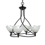 Capri 4 Light Medium Chandelier by Toltec 904-2422
