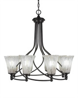 Capri 8 Light Large Chandelier by Toltec 908-2852575 - 908-2852575