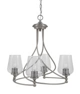 Capri 4 Light Medium Chandelier by Toltec 904-BN-210 - 904-BN-210