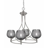 Capri 4 Light Up Chandelier 19.75 Inch Tall and 22.75 Inch Wide by Toltec - 904-46-0