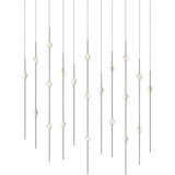Constellation 42W 21 LED Pendant 38 Inch Tall and 7.5 Inch Wide by Sonneman - 2016-J20