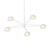 Ray 43W 5 LED Chandelier 12 Inch Tall and 45.25 Inch Wide by Sonneman - 2035