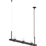 Intervals 6 LED Linear Pendant 11.5 Inch Tall X 48.25 Inch Wide by Sonneman - 20QL04