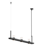 Intervals 6 LED Linear Pendant 11.5 Inch Tall X 48.25 Inch Wide by Sonneman - 20QL04