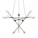 Proton 12 LED Pendant 27 Inch Tall and 40 Inch Wide by Sonneman - 2082