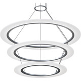 Arctic Rings 3 LED Pendant 17 Inch Tall and 37.25 Inch Wide by Sonneman - 2076