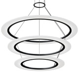 Arctic Rings 3 LED Pendant 17 Inch Tall and 37.25 Inch Wide by Sonneman - 2076