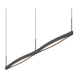 Ola 24W 2 LED Pendant 7.5 Inch Tall and 55 Inch Wide by Sonneman - 22QCL02120PHA