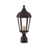 Morgan 1 Light Outdoor Post Top Lantern 7 x 17.75 Inches by Livex - 76184