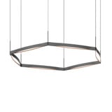 Ola 72W 6 LED Pendant 7.5 Inch Tall and 54 Inch Wide by Sonneman - 22QRR01120PHA