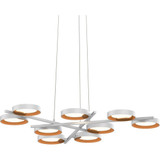 Light Guide Ring 9 LED Pendant 1.5 Inch Tall X 48.25 Inch Wide by Sonneman - 2656-1