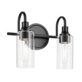Kavi 2 Light Bath Vanity 10 Inch Tall and 12.5 Inch Wide by Kichler - 55210