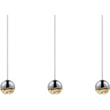 Grapes 3 LED Medium Pendant 3.25 Inch Tall and 37.25 Inch Wide by Sonneman - 2920-MED