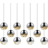 Grapes 11 LED Large Pendant 3.75 Inch Tall and 37.5 Inch Wide by Sonneman - 2922-LRG