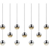Grapes 11 LED Small Pendant 2.5 Inch Tall and 36.25 Inch Wide by Sonneman - 2922-SML