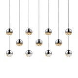 Grapes 11 LED Small Pendant 2.5 Inch Tall and 36.25 Inch Wide by Sonneman - 2922-SML
