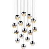 Grapes 16 LED Large Pendant 3.75 Inch Tall and 23.75 Inch Wide by Sonneman - 2923-LRG