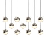 Grapes 11 LED Medium Pendant 3.25 Inch Tall and 37 Inch Wide by Sonneman - 2922-MED
