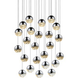 Grapes 24 LED Large Pendant 3.75 Inch Tall and 27 Inch Wide by Sonneman - 2918-LRG