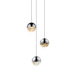 Grapes 3 LED Medium Pendant 3.25 Inch Tall and 7.75 Inch Wide by Sonneman - 2914-MED
