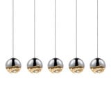 Grapes 5 LED Large Pendant 3.75 Inch Tall and 37.75 Inch Wide by Sonneman - 2921-LRG