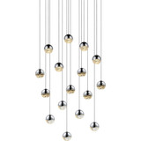 Grapes 16 LED Small Pendant 2.5 Inch Tall and 22.5 Inch Wide by Sonneman - 2923-SML