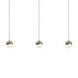Grapes 3 LED Small Pendant 2.5 Inch Tall and 36.5 Inch Wide by Sonneman - 2920-SML