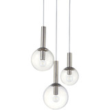 Bubbles 3 Light Pendant 22 Inch Tall and 20 Inch Wide by Sonneman - 3763