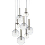 Bubbles 8 Light Pendant 22 Inch Tall and 29 Inch Wide by Sonneman - 3768