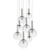 Bubbles 8 Light Pendant 22 Inch Tall and 29 Inch Wide by Sonneman - 3768