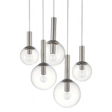 Bubbles 5 Light Pendant 22 Inch Tall and 26 Inch Wide by Sonneman - 3765