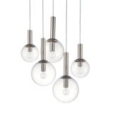 Bubbles 5 Light Pendant 22 Inch Tall and 26 Inch Wide by Sonneman - 3765