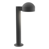 REALS 1 LED Dome Cap and Plate Lens Bollard 17.75 Inch Tall by Sonneman - 7303DCPL