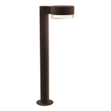 REALS 1 LED Plate Cap and Clear Cylinder Bollard 22 Inch Tall by Sonneman - 7304PCFH