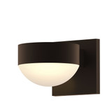 REALS 1 LED Plate Cap and Dome Lens Wall Sconce 5 Inch Wide by Sonneman - 7300PCDL