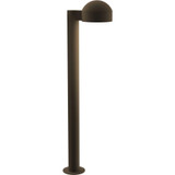 REALS 1 LED Dome Cap and Plate Lens Bollard 29.75 Inch Tall by Sonneman - 7305DCPL