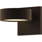 REALS 1 LED Plate Cap and Plate Lens Wall Sconce 5 Inch Wide by Sonneman - 7300PCPL
