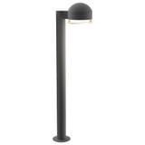 REALS 1 LED Dome Cap and Clear Cylinder Bollard 29.75 Inch Tall by Sonneman - 7305DCFH
